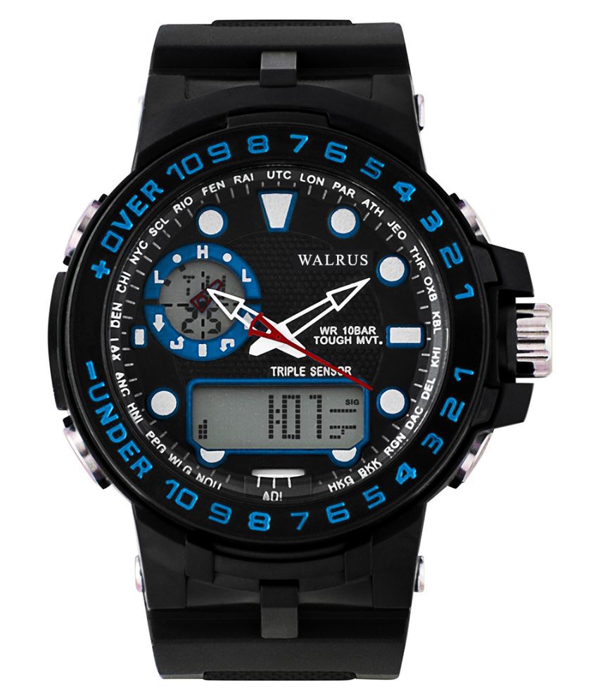     			Walrus WWTM-DIGI-108 Silicon Analog-Digital Men's Watch