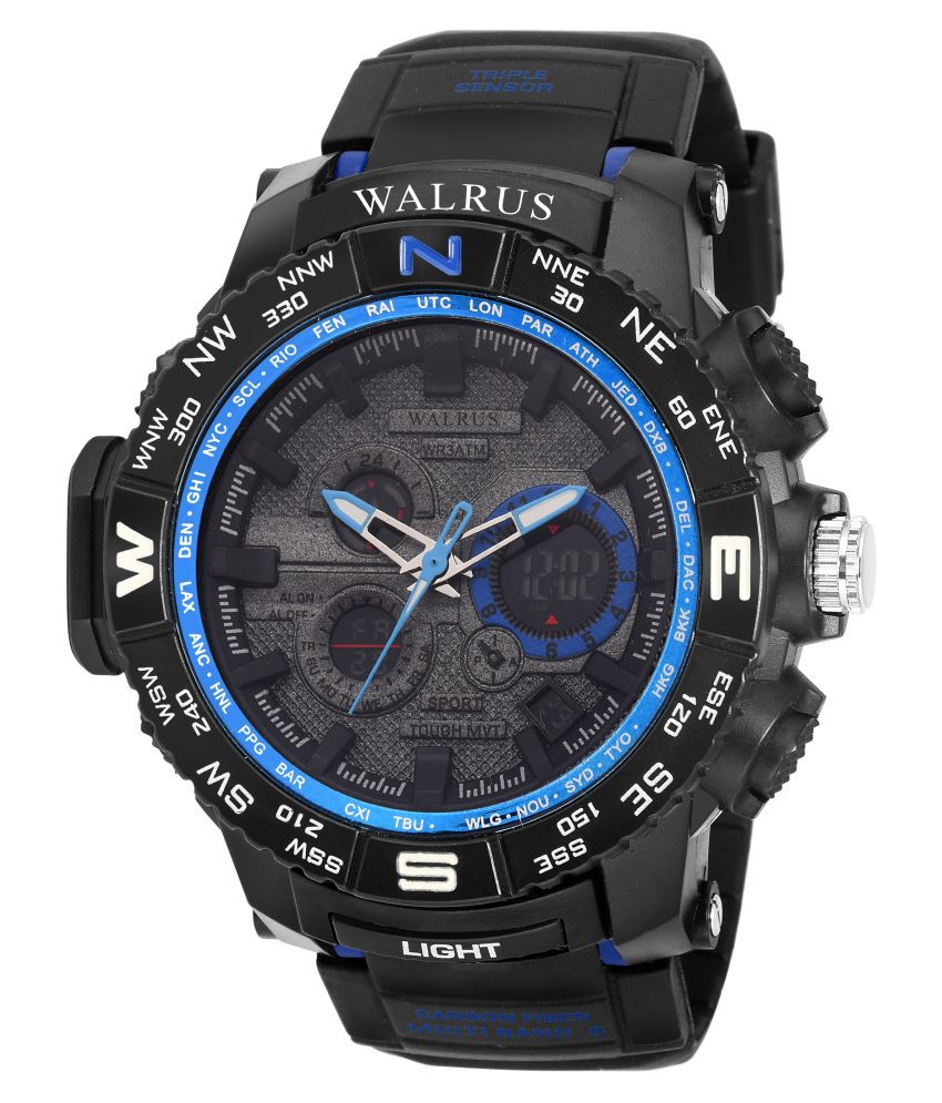     			Walrus WWTM-DIGI-II-0302 Silicon Analog-Digital Men's Watch