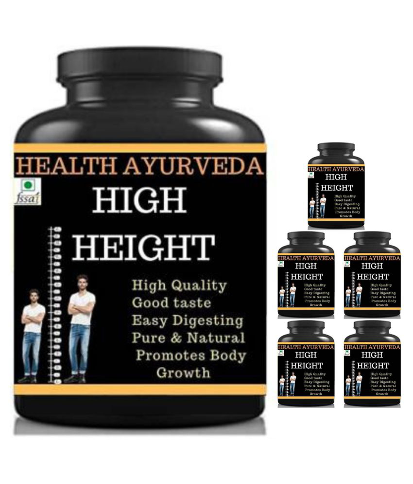     			Health Ayurveda high height chocolate flavor 0.6 kg Powder Pack of 6