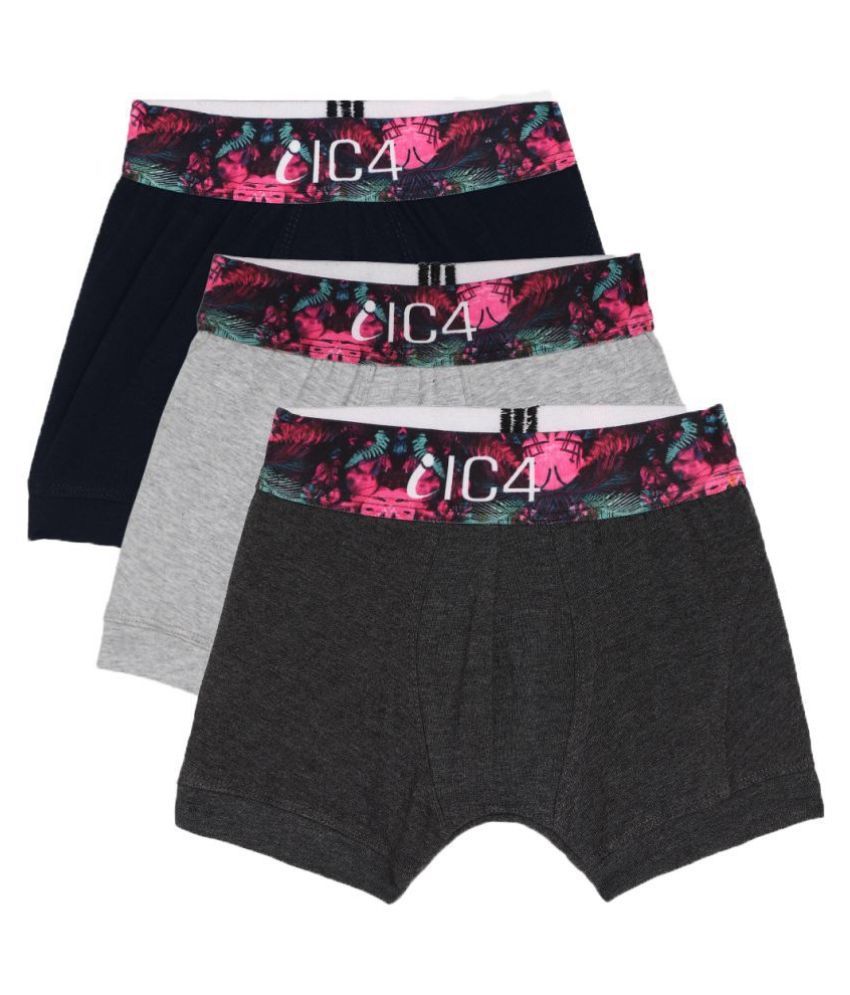     			IC4 Boy's Fashion Trunk Combo Pack of 3