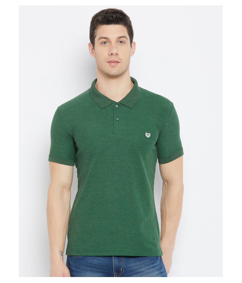     			Duke - Green Cotton Slim Fit Men's Polo T Shirt ( Pack of 1 )