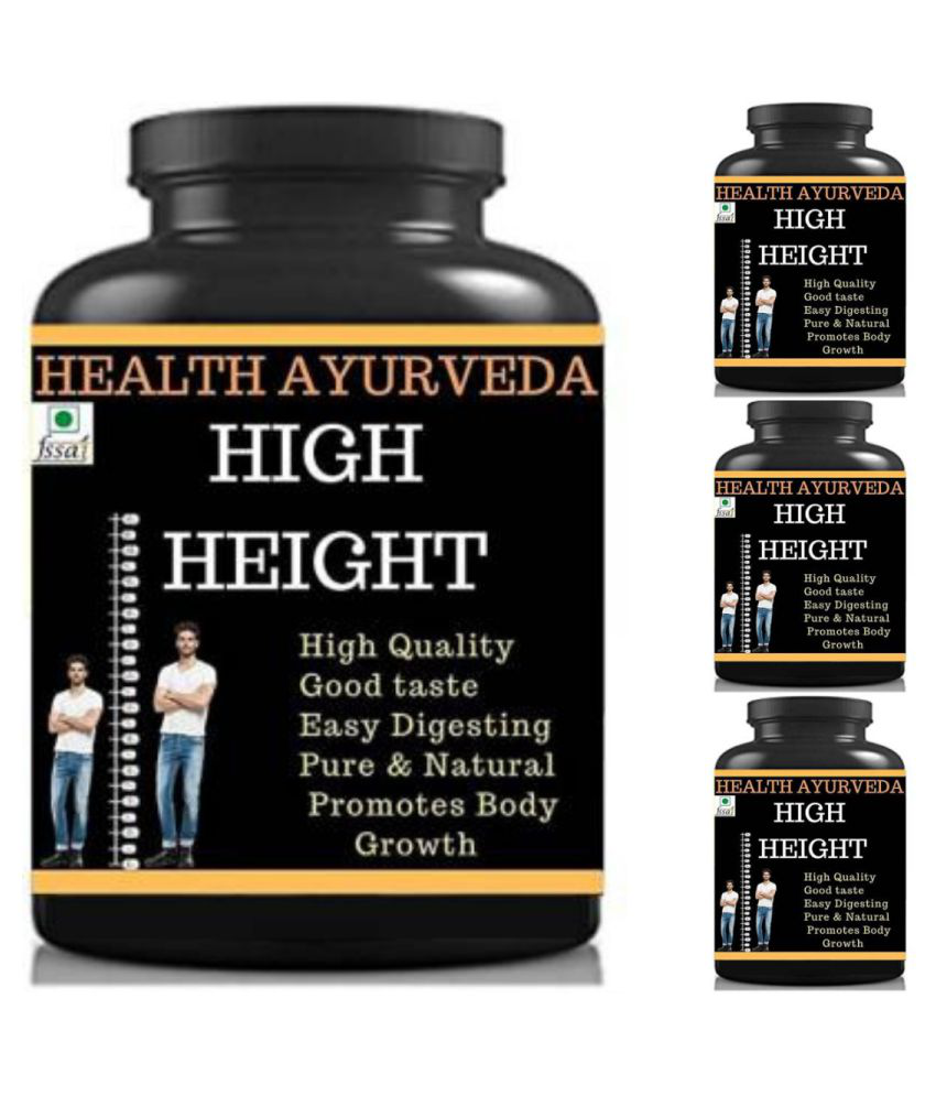     			Health Ayurveda high height orange flavor 0.4 kg Powder Pack of 4