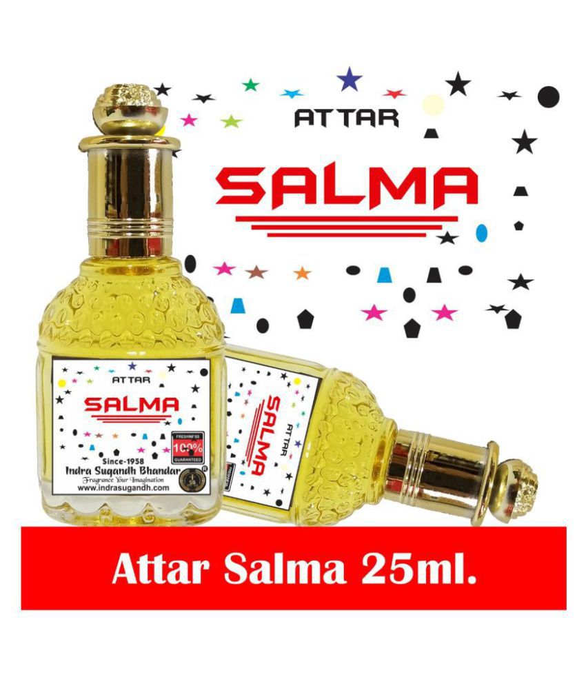     			INDRA SUGANDH BHANDAR Attar For Men|Women Salma Pure Arabic Perfume 24 Hours Long Lasting Fragrance 25ml Rollon Pack