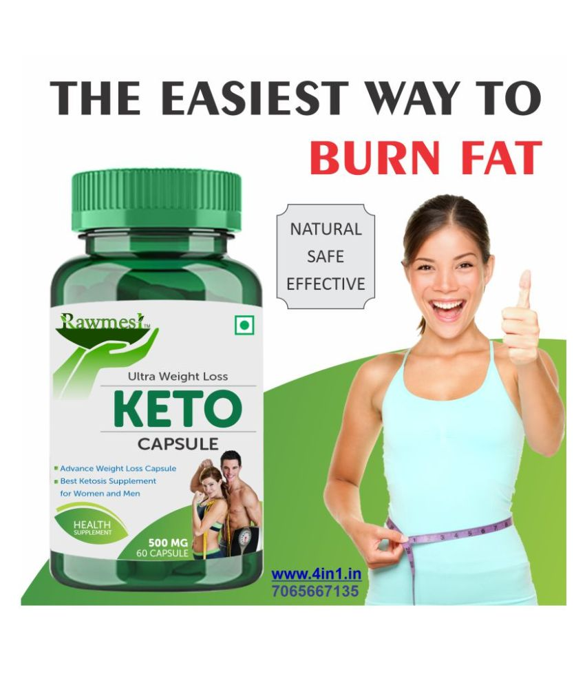 rawmest Ultra Weight Loss Keto 500mg Capsule 120 no.s Pack of 2 Buy