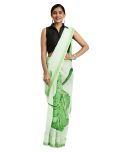 Shaily Retails White Organza Saree - Single