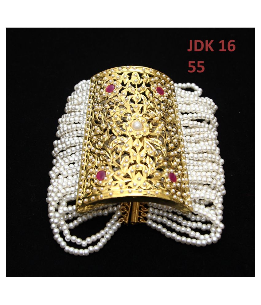 gold jadau bangles