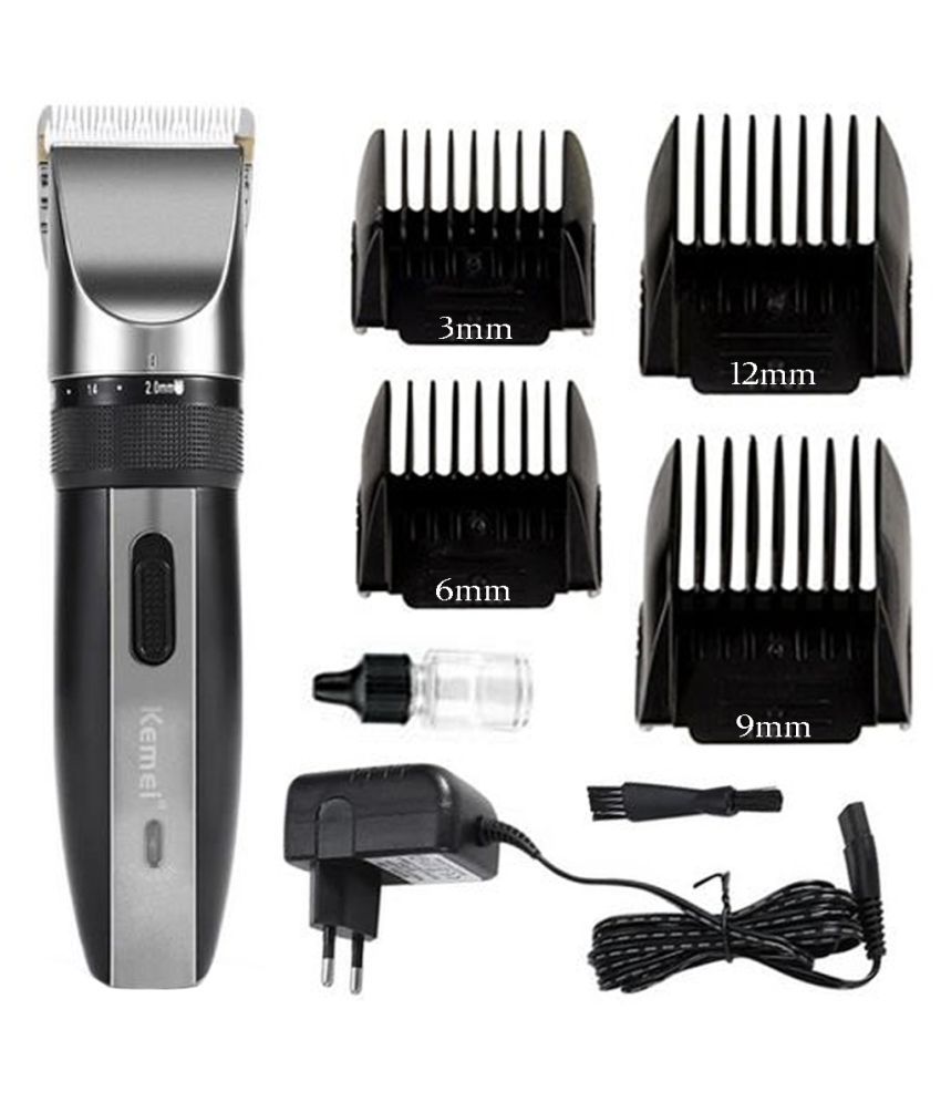     			Adjustable Rechargeable Hair Trimmer Clipper - Black Multi Casual Combo