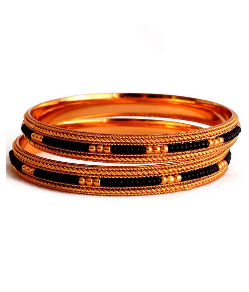 mirraw gold plated bangles