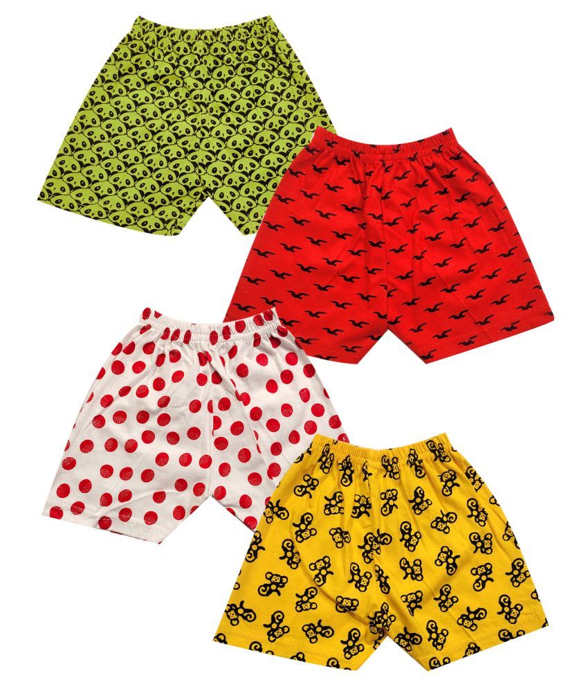 Buy SHOPOLINE Cotton Half Pant Pack of 