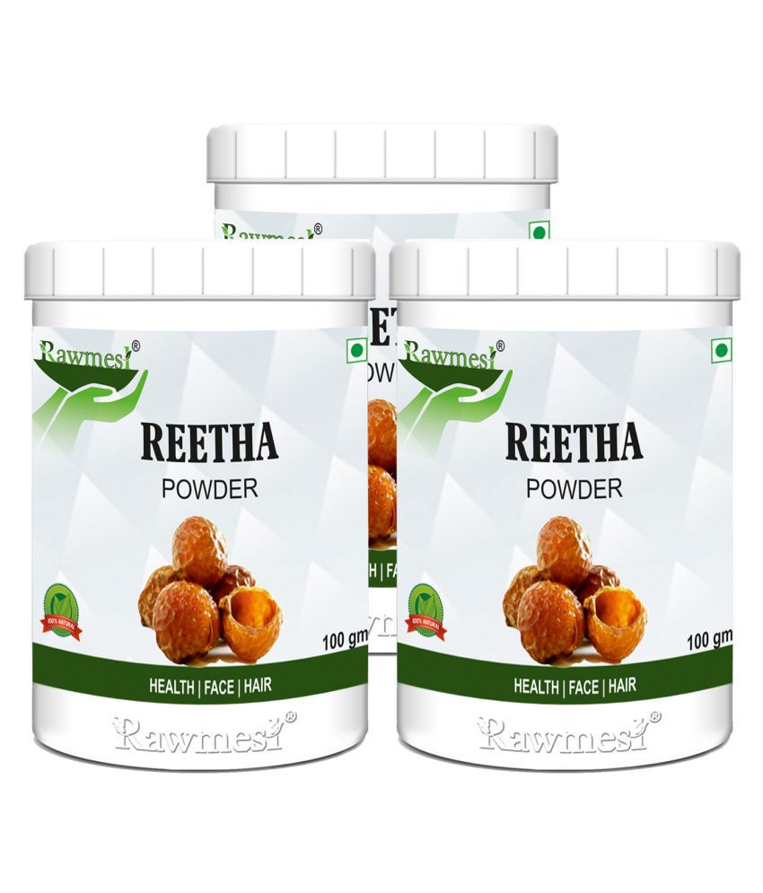     			rawmest Reetha Powder Hair Scalp Treatment 300 g Pack of 3