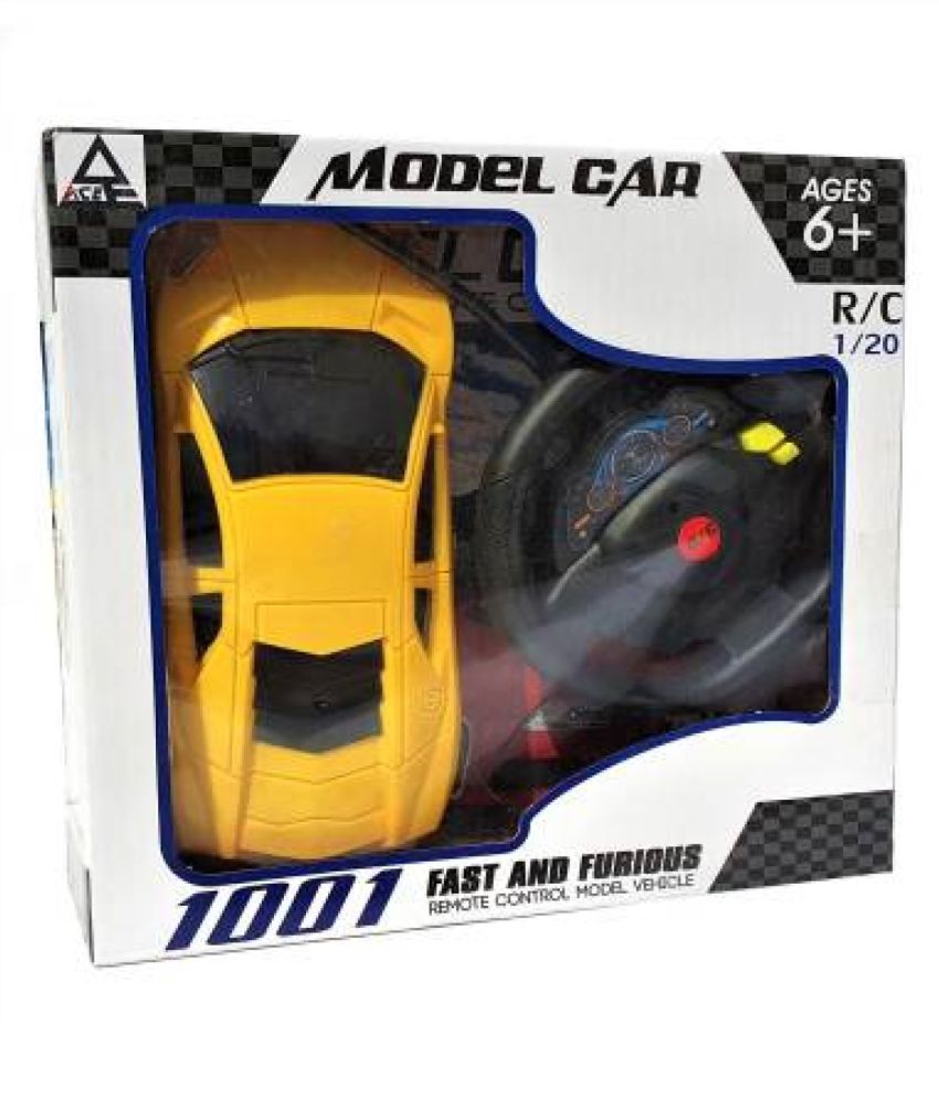 1001 Model Wireless Steering Remote Control Car With Batteries (Random