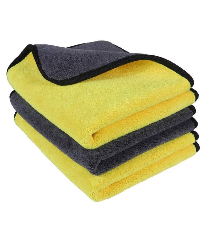 Microfiber Cleaning Towel 2 in 1 for home and automotive purpose