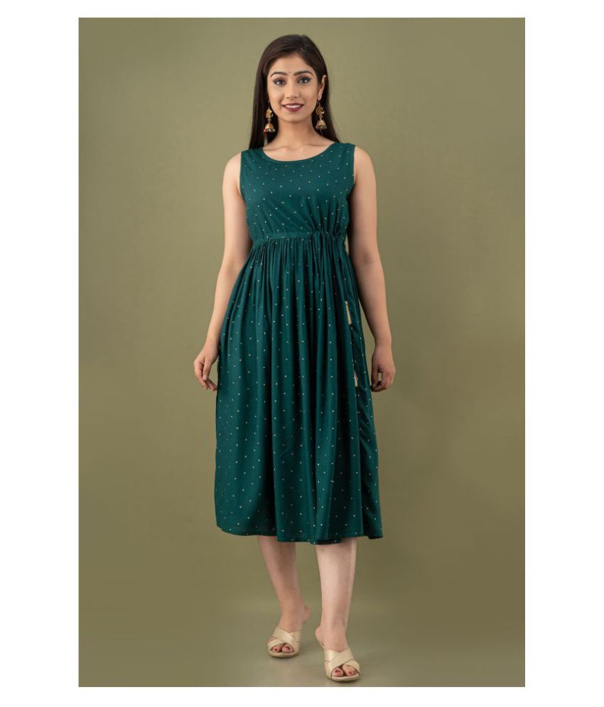 line green dress