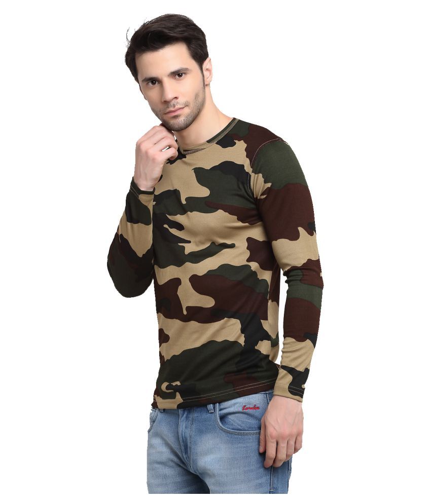 Armisto Military Green Drifit T-Shirt 