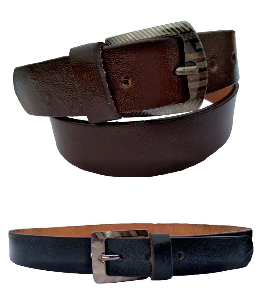 Boys and Kids Belt top quality genuine leather belt combo 2 belts