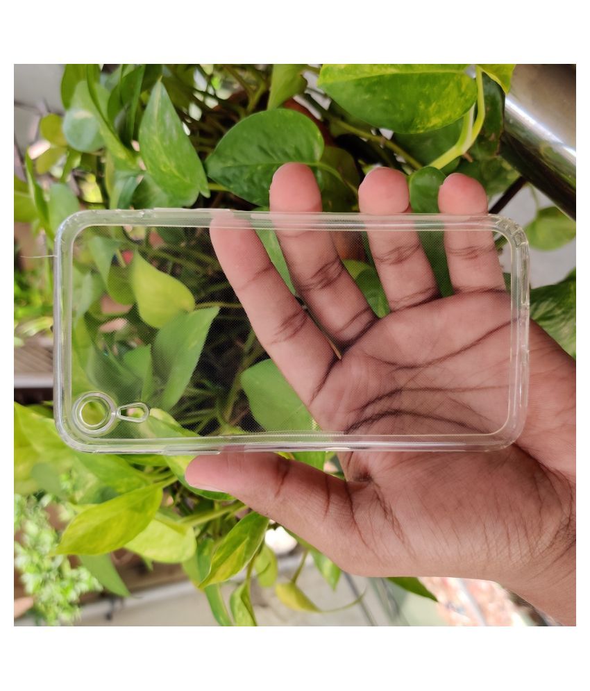     			Apple iPhone XR Soft Silicon Cases Case Vault Covers - Transparent