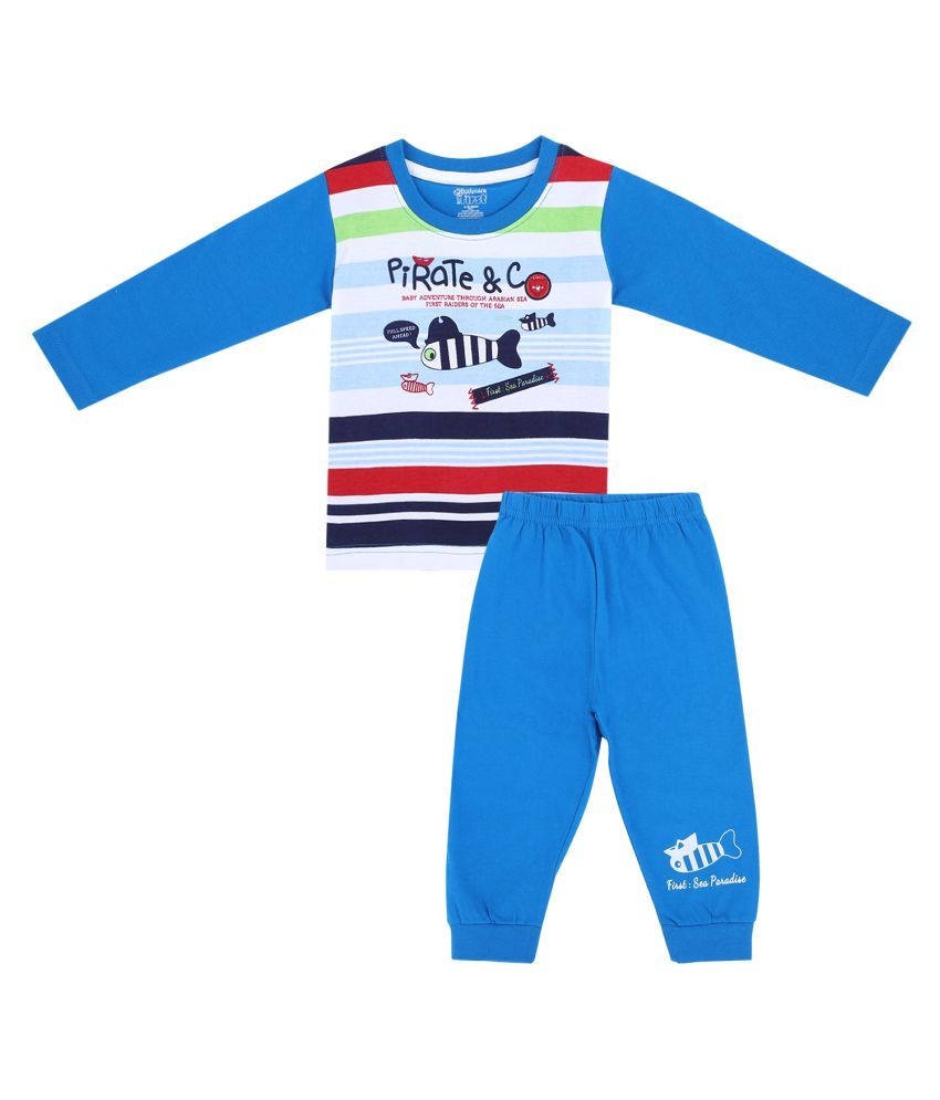     			Bodycare Kids Infant Boys Blue Round Neck Full Sleeves Sets