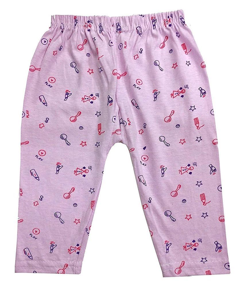 Unisex Pyjama, Kids Boys & Girls Cotton Diaper Fit Pyjama, Bottom Wear