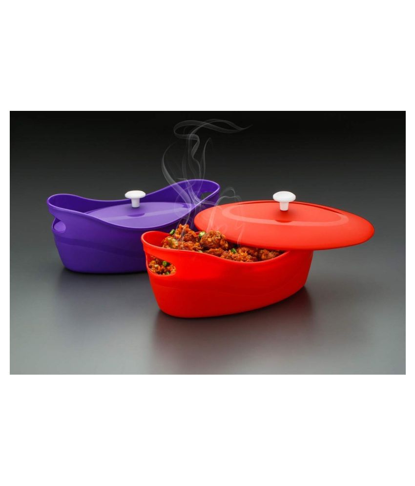 KKCARRY Plastic Dinner Set of 2 Pieces