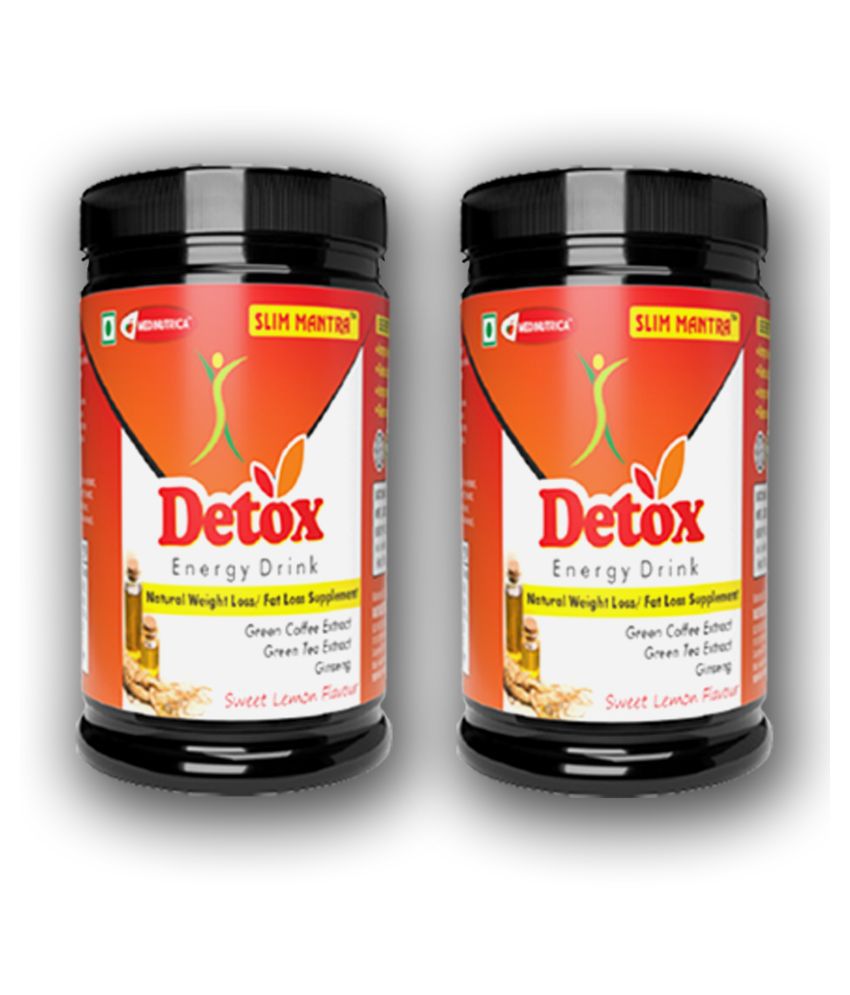 Medinutrica Detox Energy Drink -Herbal Slimming Tea 50 gm Fat Burner Powder Pack of 2