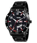 HMTe - Black Metal Analog Men's Watch