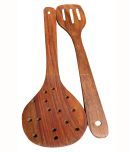 SWH 2 Pcs Wooden Cutlery Set