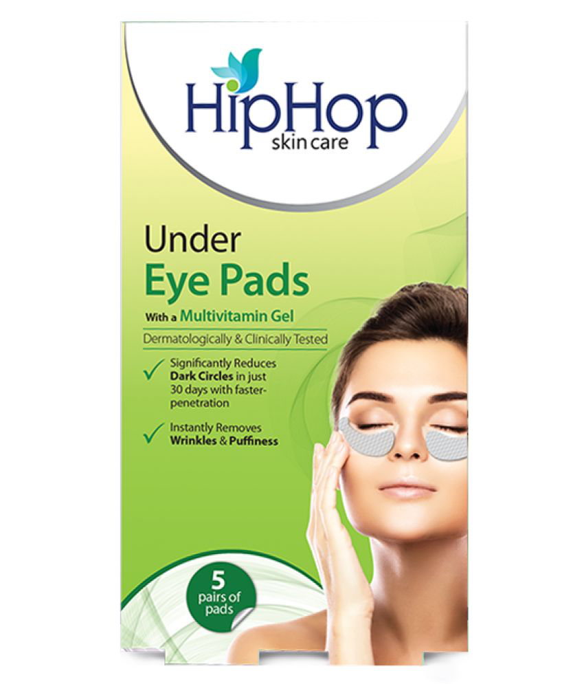 HipHop Skincare Under Eye Pads with Nourishing Gel Wax Strips for Face 5 Pcs