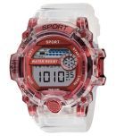 Redux Digital Sports Shockproof Multi-Functional Transparent Strap Watch for Boys & Kids