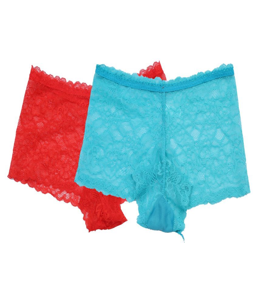     			Elina Lace Thongs - Pack of 2