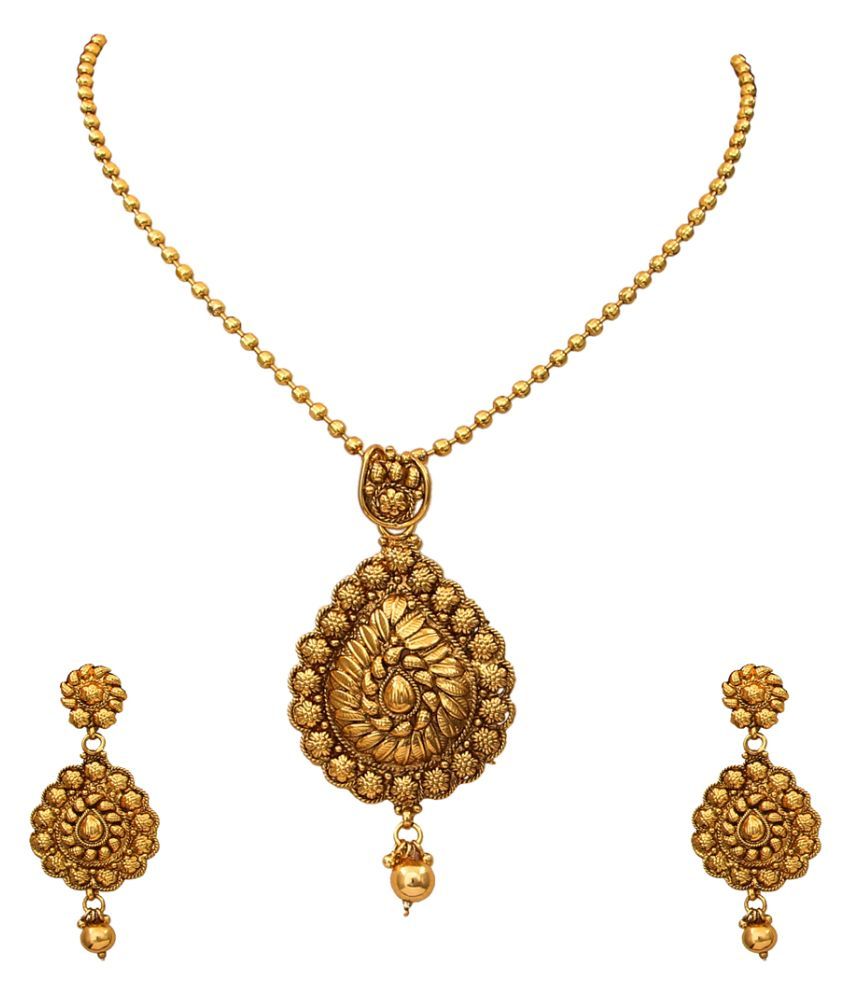 simple indian gold necklaces