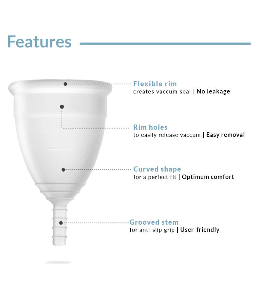 Sirona Reusable Menstrual Cup with Medical Grade Silicon Small (1
