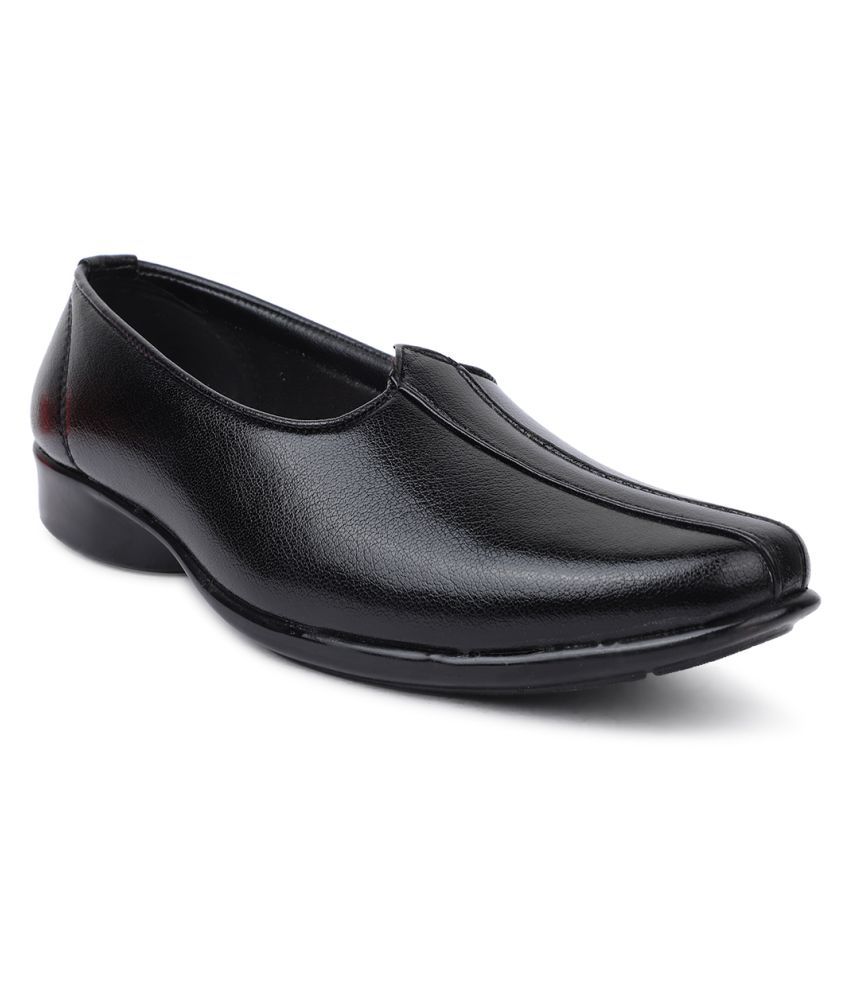     			Action - Black Men's Slip On Formal Shoes