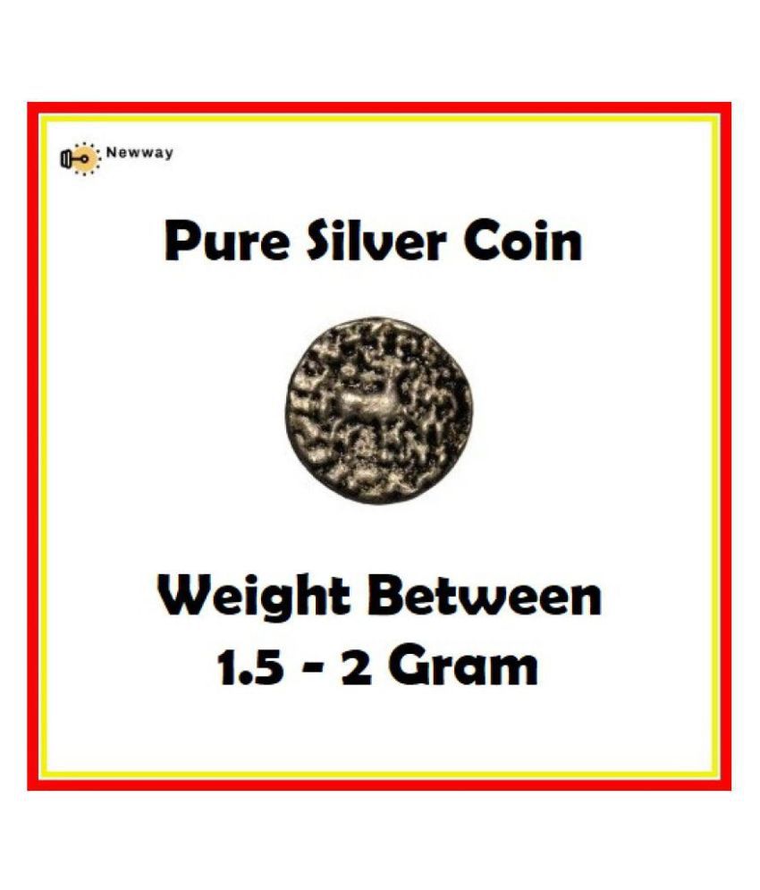     			(100%Pure Silver Coin) 1 Drachm - (1st Centenary BCE ) Great Kingof Amoghabhuti Kuninda Kingdom Rare Coin