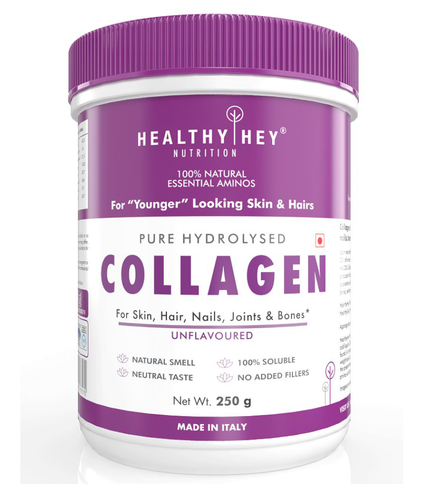     			HEALTHYHEY NUTRITION CollagenSupplementPureHydrolysedCollagen 250 gm Powder