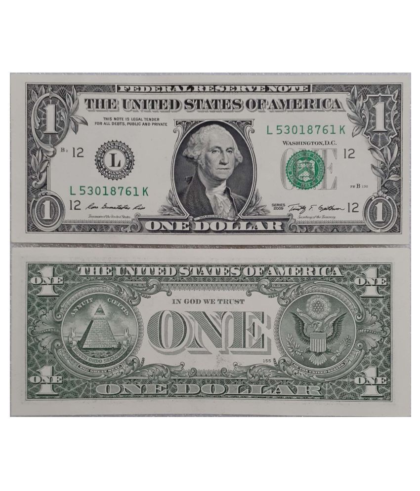     			Hop n Shop - One Dollar Bill Gem UNC 1 Paper currency & Bank notes
