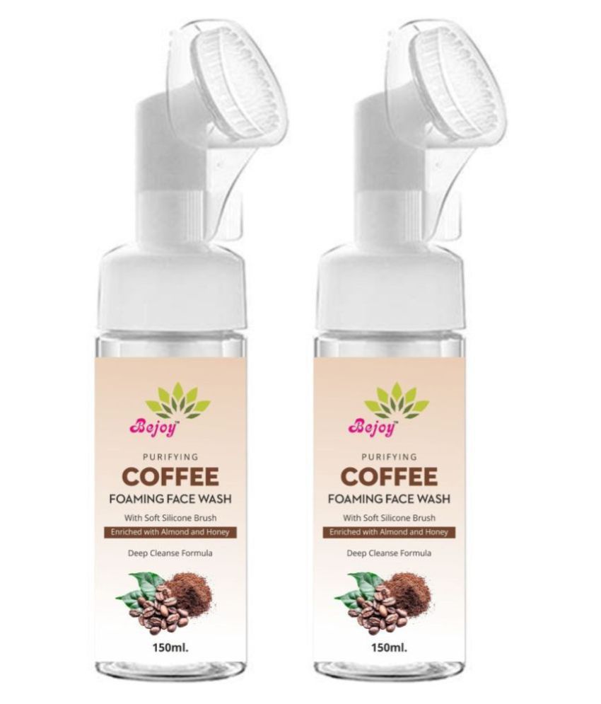     			BEJOY  Coffee Foaming Face Wash Face Wash 300 mL Pack of 2