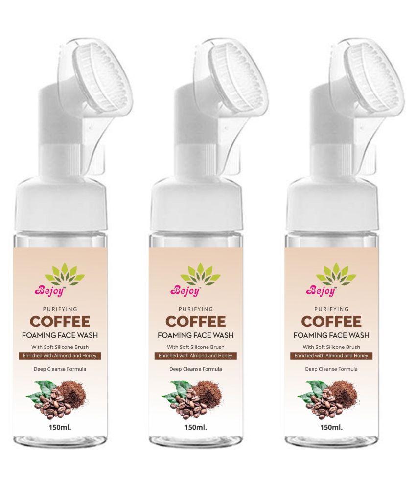     			BEJOY  Coffee Foaming Face Wash Face Wash 450 mL Pack of 3