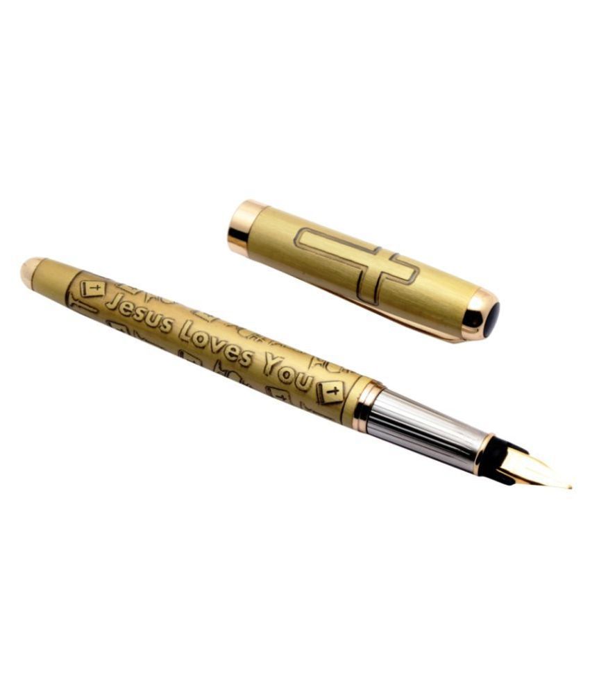     			Srpc - Gold Medium Line Fountain Pen (Pack of 1)