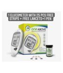 One Above Glucometer kit with 25 strips