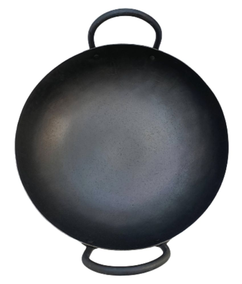 SK Metals Iron Kadai 4.5 Litre wok 4500 mL Buy Online at Best Price in
