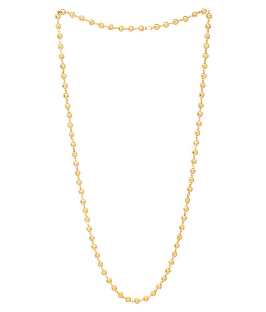 Buy ZIKU JEWELRY - Gold Plated Chain 