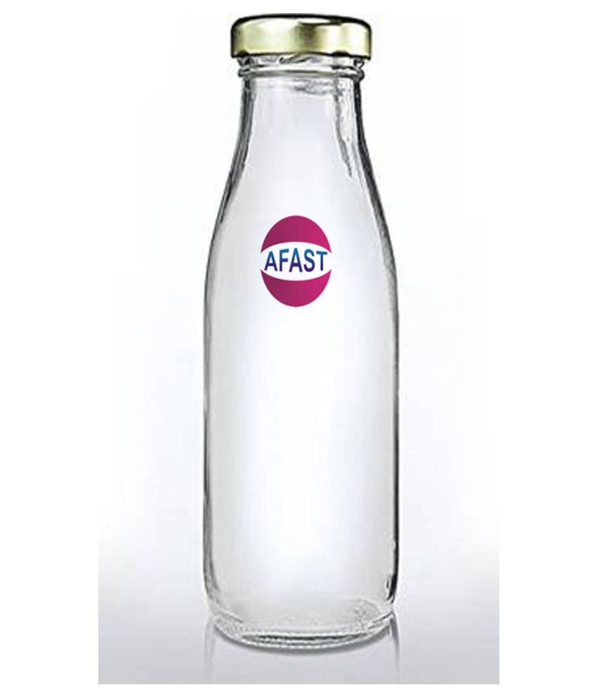     			Somil Glass Storage Bottle, Transparent, Pack Of 1, 300 ml