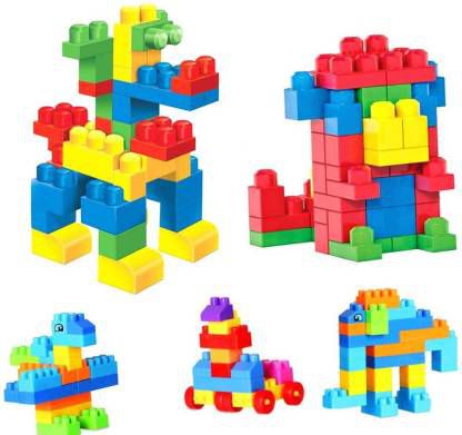 Villy Building Blocks Educational Toys for Kids (60 Pieces)