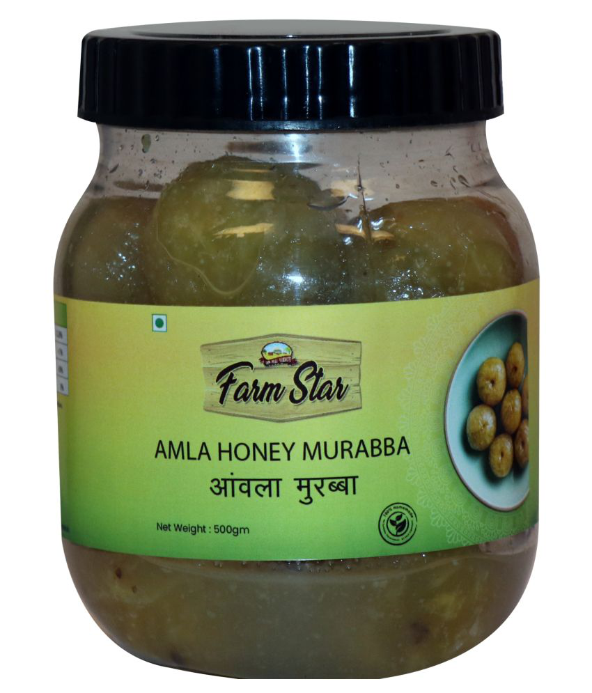 Farm Star Amla Honey Murabba (100% Fresh & Homemade) Pickle 500 g