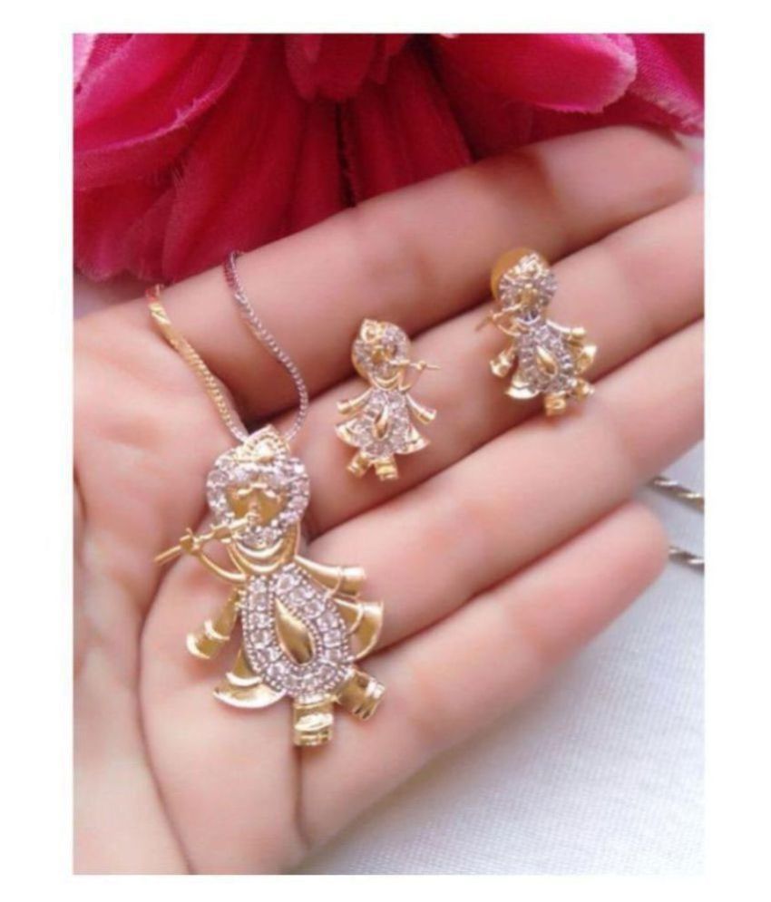 Buy gemity - Golden Pendant set ( Pack 