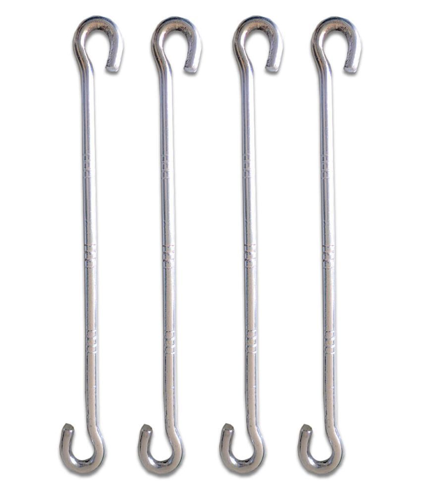     			Laxmi Garden Jhula Swing Rod Hook (Pack of 4) Set of 4 Stainless Steel Hooks