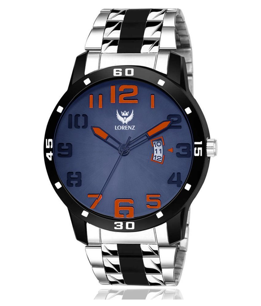 Lorenz MK-3048K Stainless Steel Analog Men's Watch - Buy Lorenz MK-3048K Stainless  Steel Analog Men's Watch Online at Best Prices in India on Snapdeal