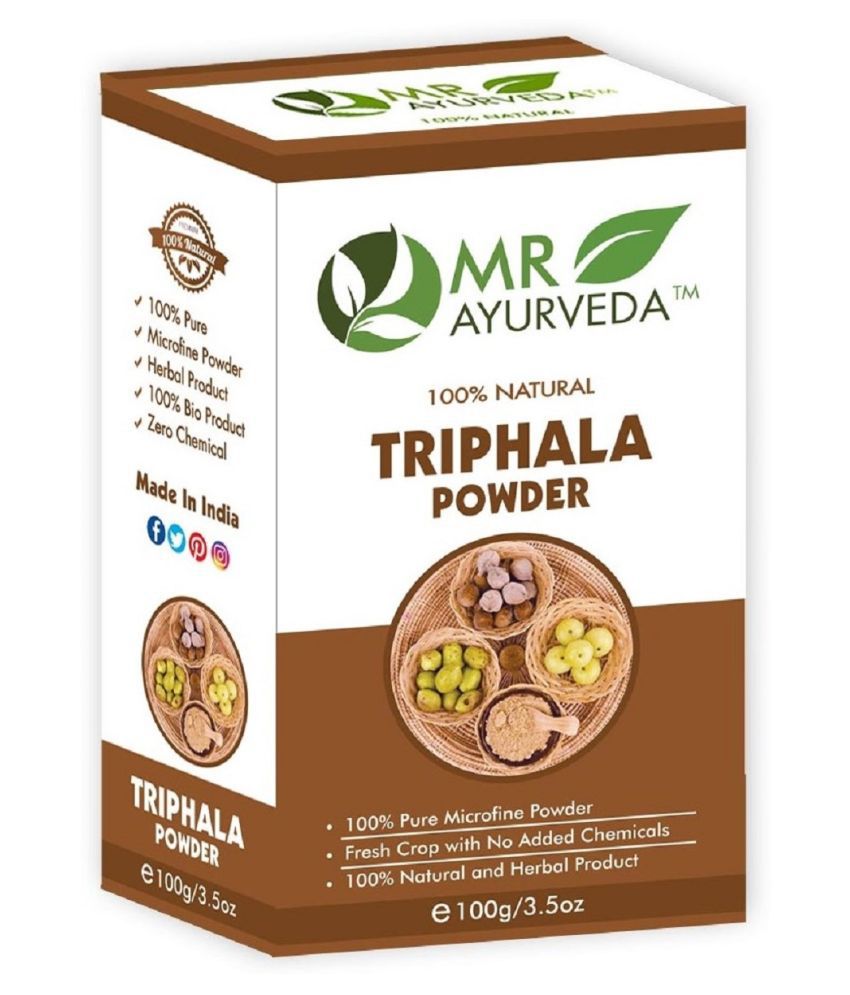     			MR Ayurveda Natural Triphala Powder Hair Scalp Treatment 100 g