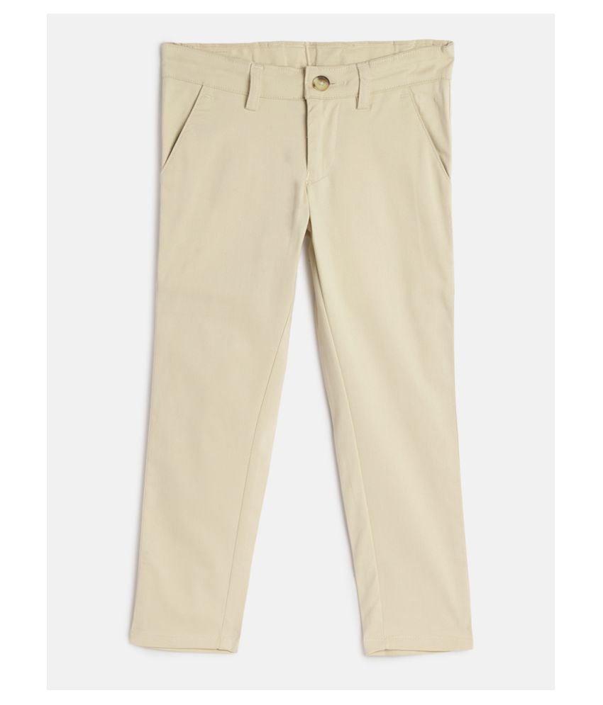     			Urbano Juniors Pack of 1 Boys Cotton Pants ( Beige )