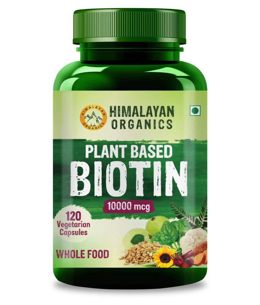     			Himalayan Organics Plant Based Biotin 120 no.s Vitamins Capsule